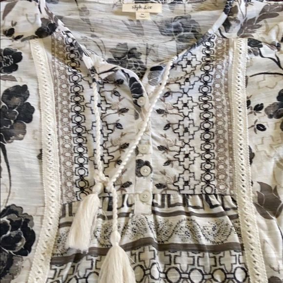 Style & Co PS short sleeve top NWT Spring Refresh - Picture 4 of 7